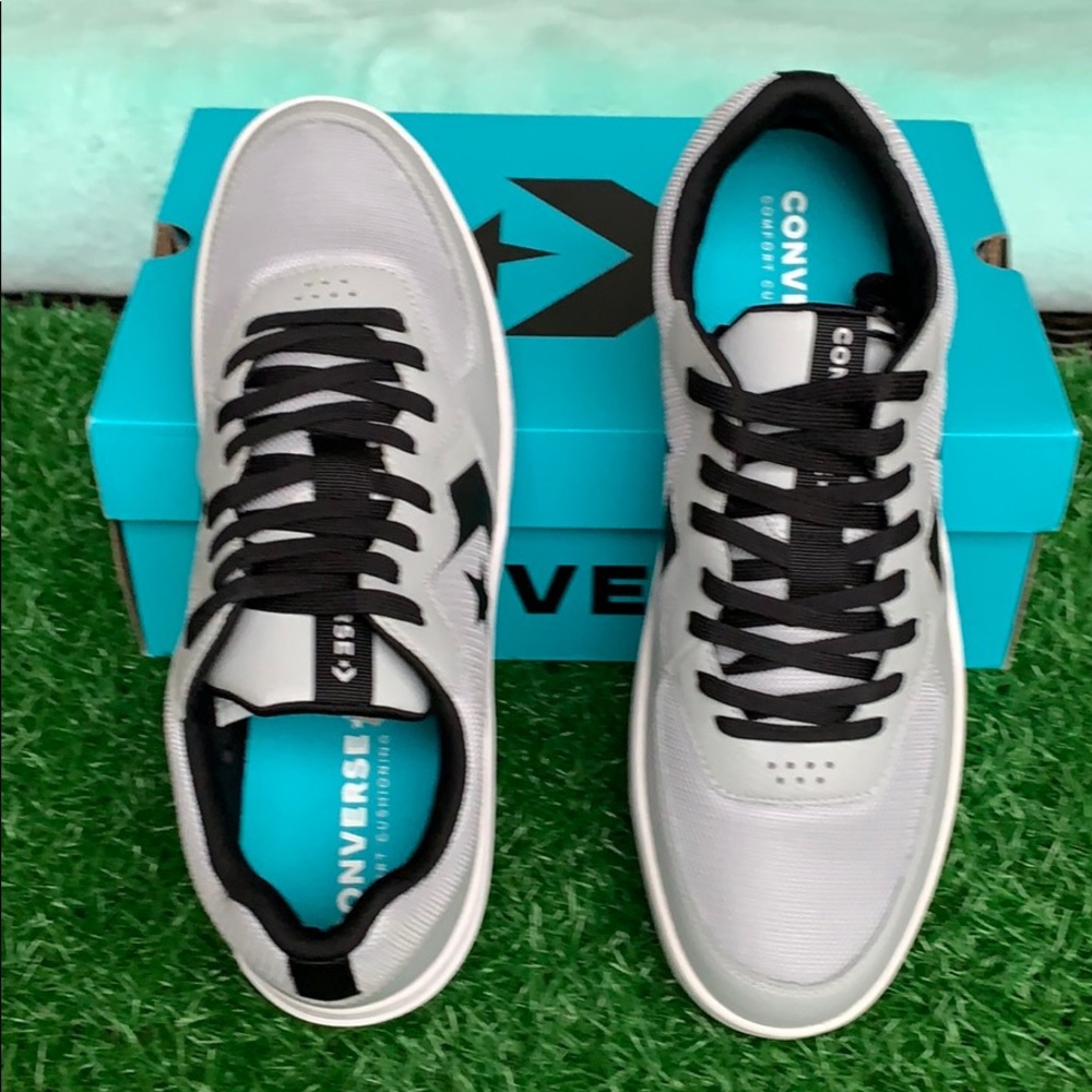 CONVERSE RIVAL OX WOLF GREY/BLACK/WHITE MEN’S - Picture 7 of 16